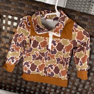 Kids Camouflage Print Pullover